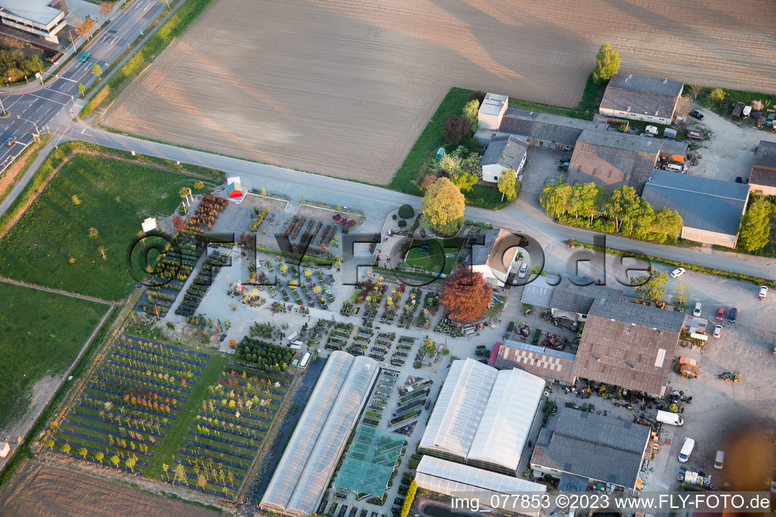 Auerbach im Bundesland Hessen, Deutschland aus der Drohnenperspektive