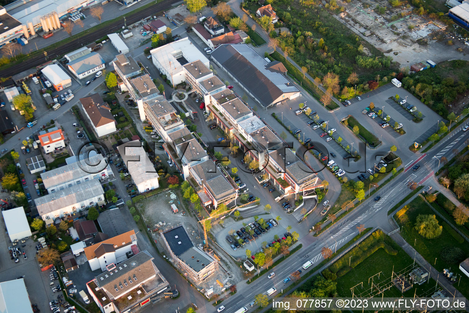 Auerbach im Bundesland Hessen, Deutschland von der Drohne aus gesehen