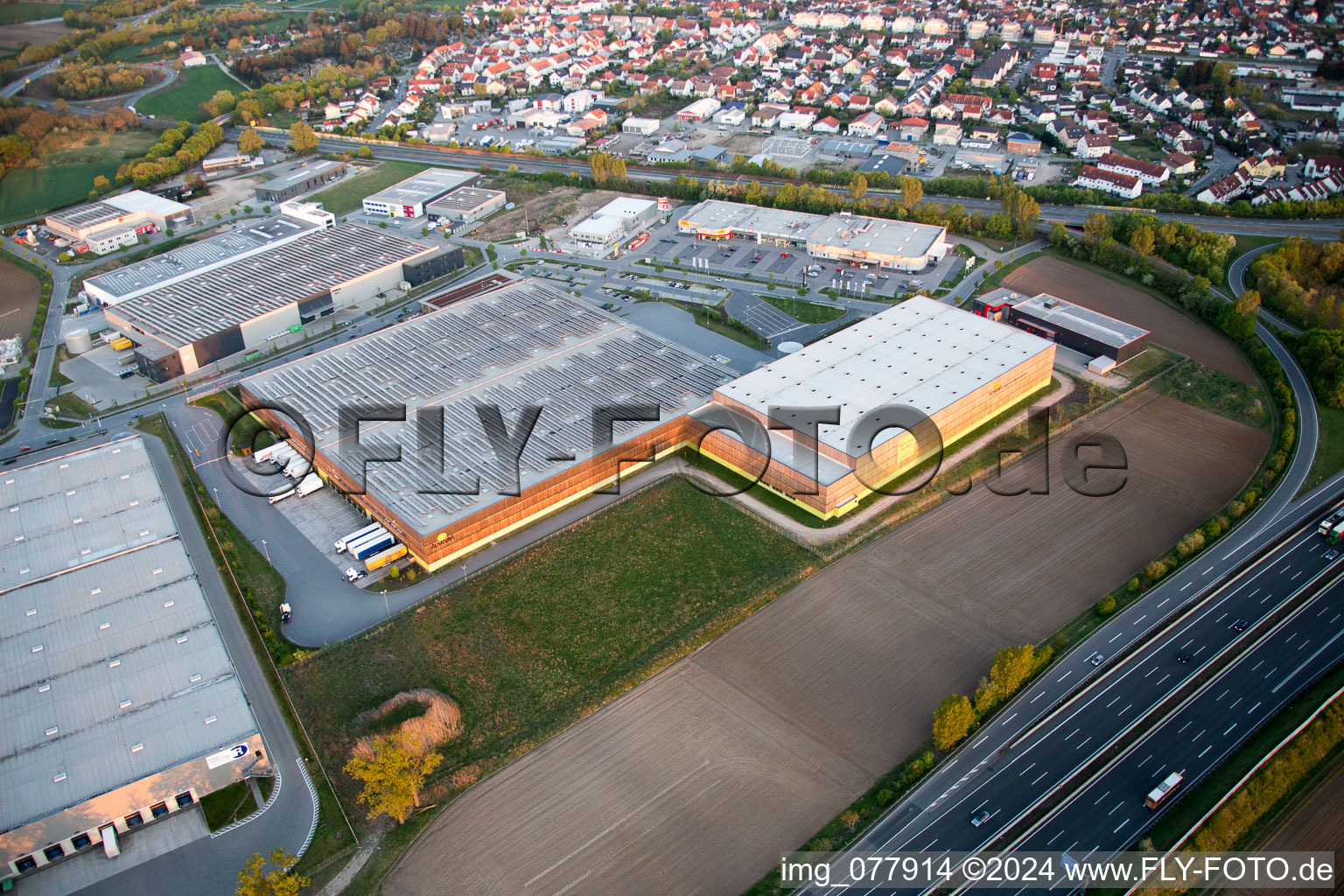 Lorsch im Bundesland Hessen, Deutschland aus der Luft