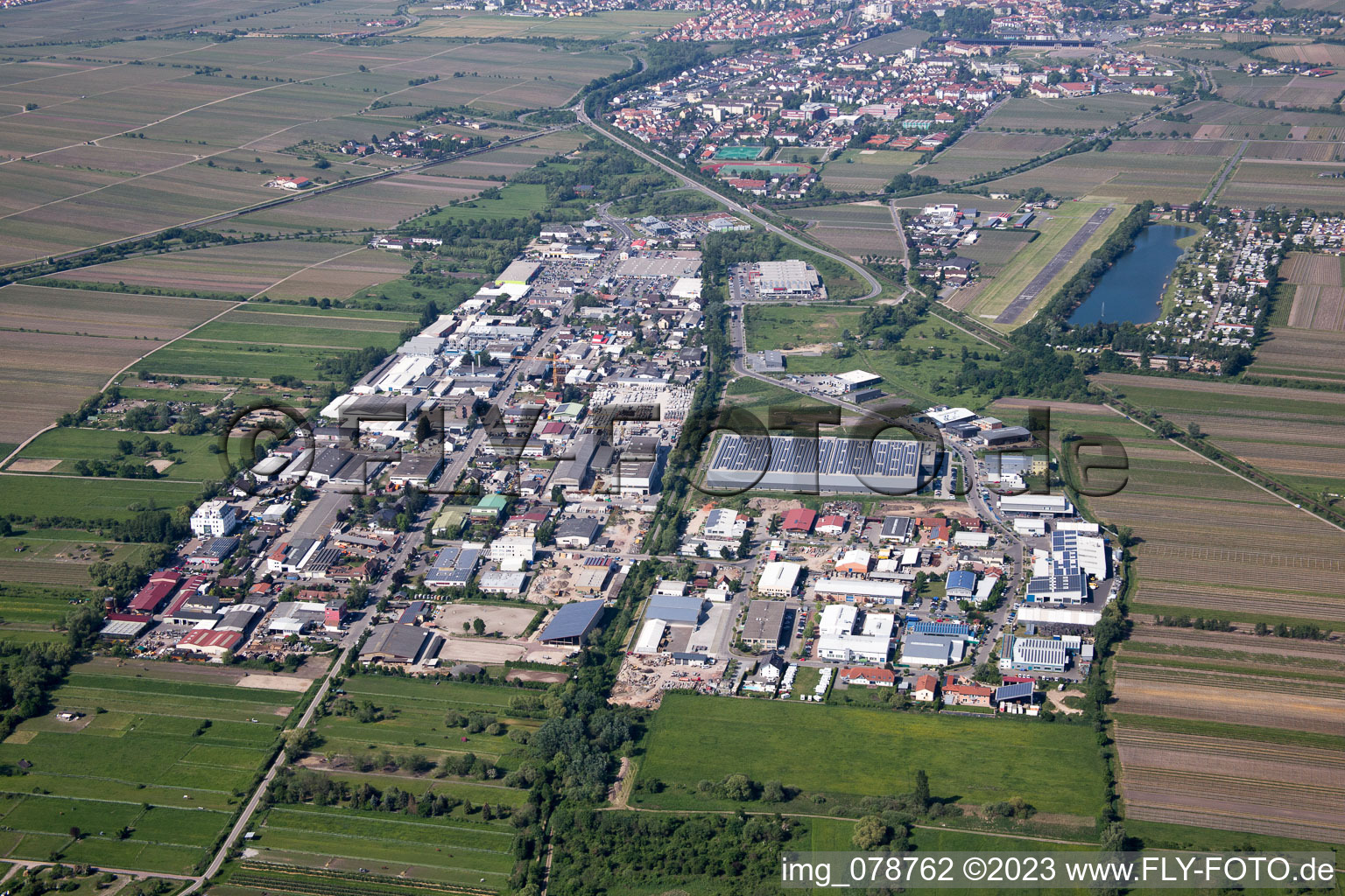 Industriegebiet Bruchstr in Bad Dürkheim im Bundesland Rheinland-Pfalz, Deutschland