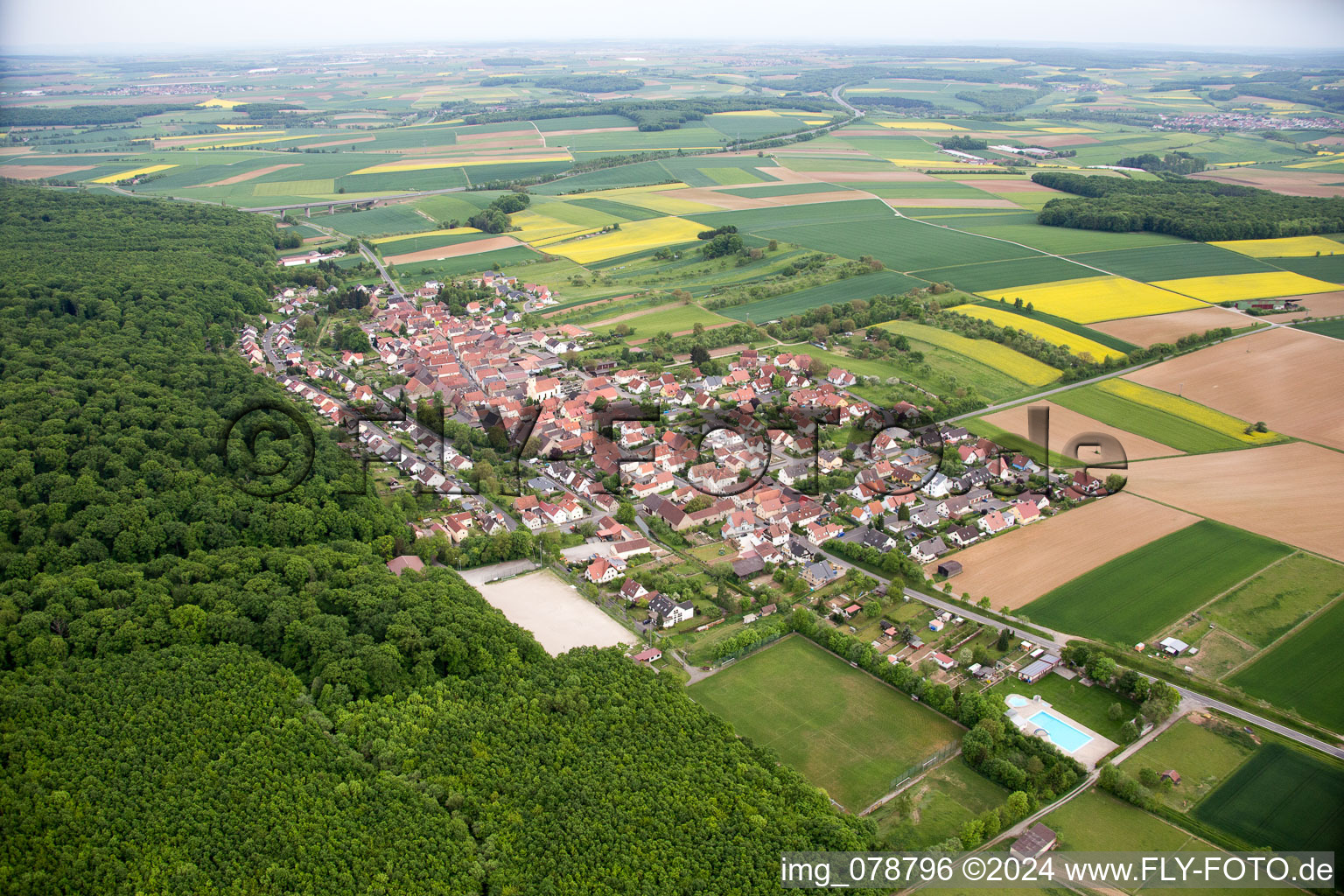 Ortsteil Schraudenbach in Werneck im Bundesland Bayern, Deutschland