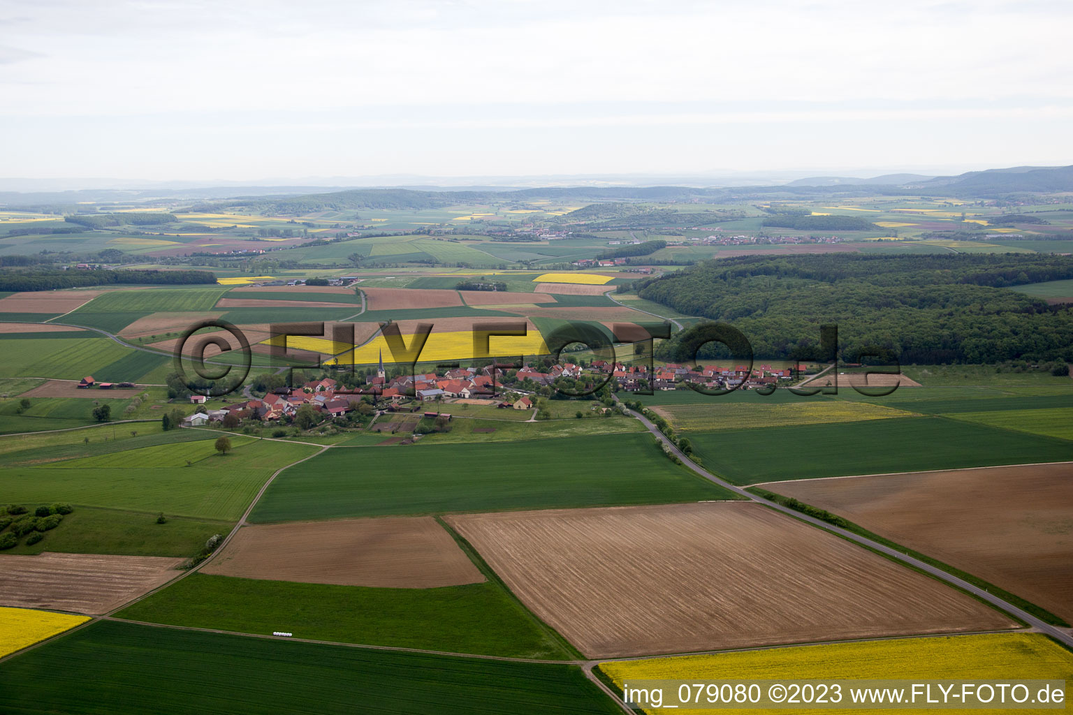 Luftaufnahme von Altenmünster, Ellertshäuser See im Bundesland Bayern, Deutschland