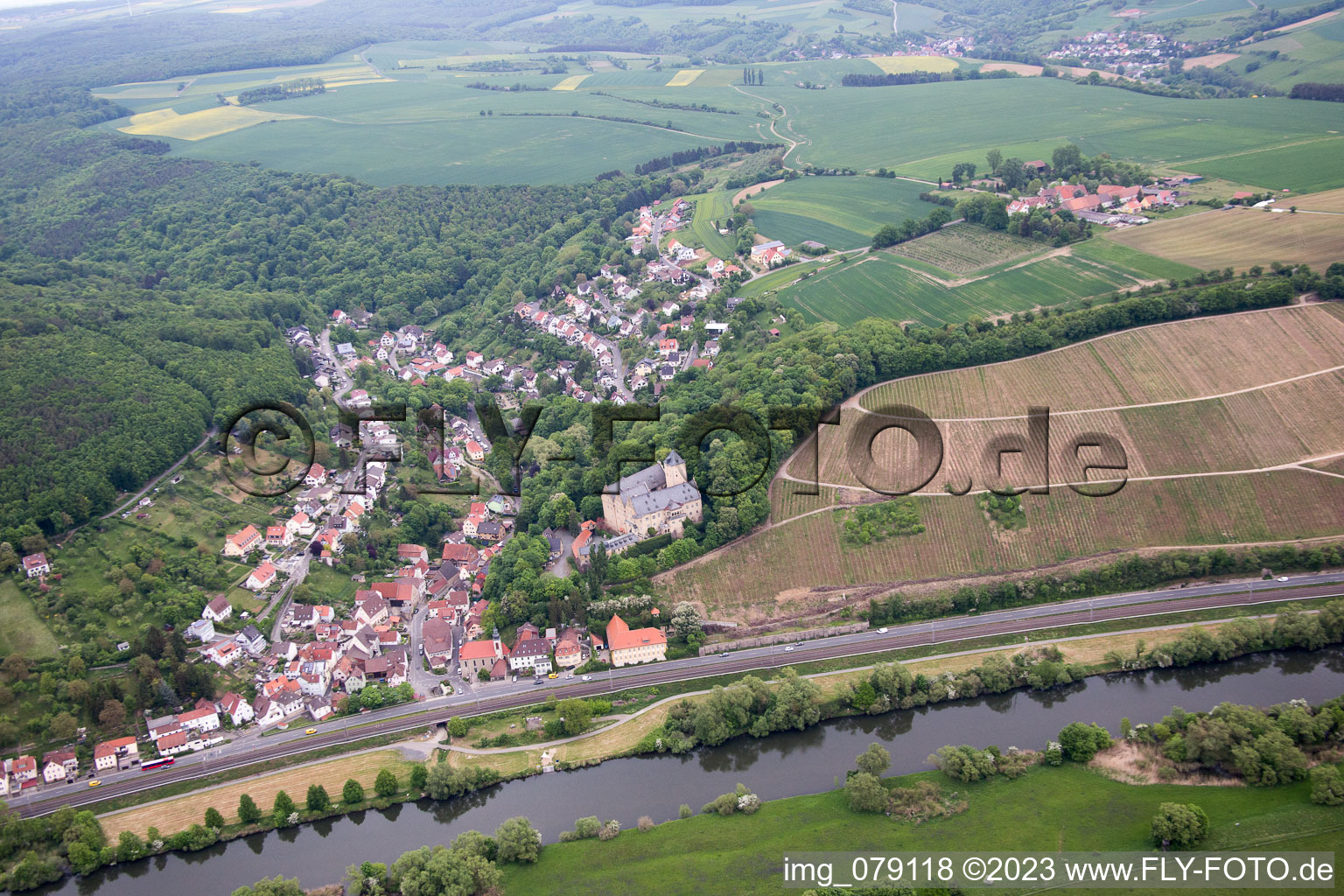 Luftaufnahme von Mainberg im Bundesland Bayern, Deutschland