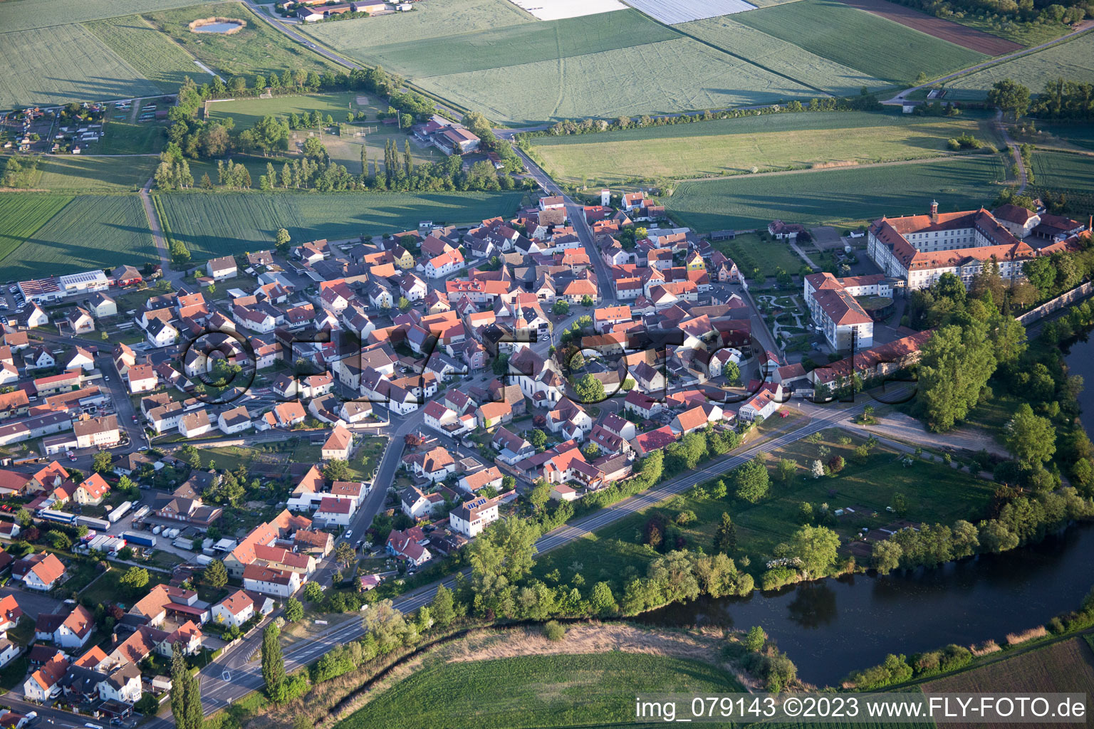 Luftaufnahme von Heidenfeld im Bundesland Bayern, Deutschland