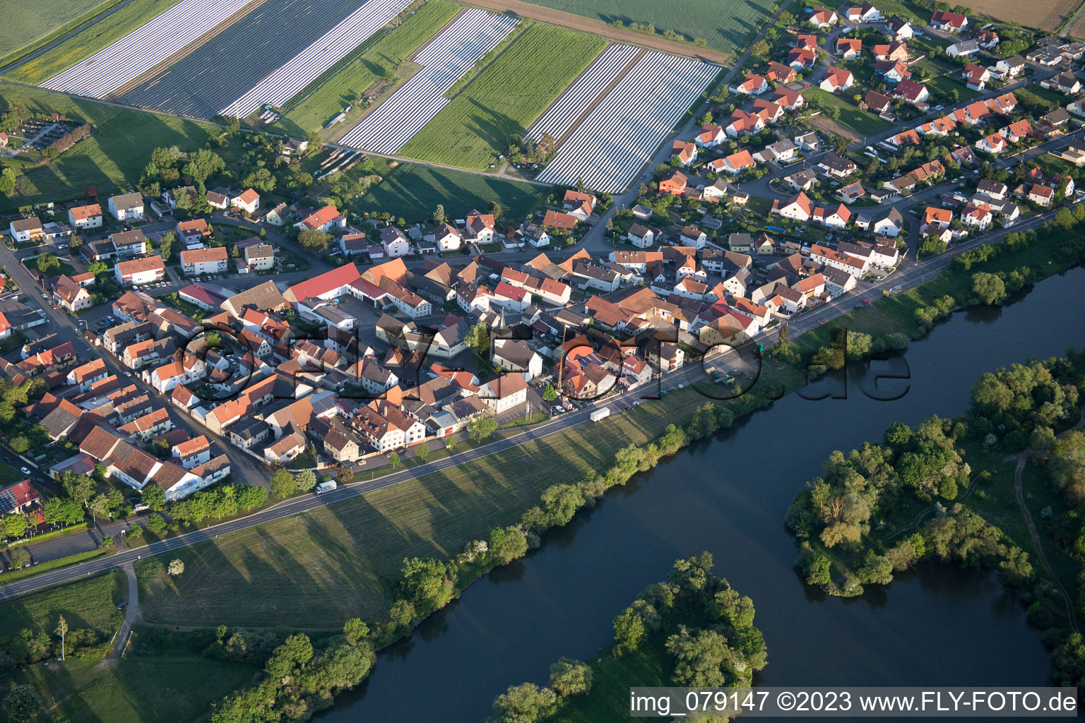 Luftaufnahme von Hirschfeld im Bundesland Bayern, Deutschland