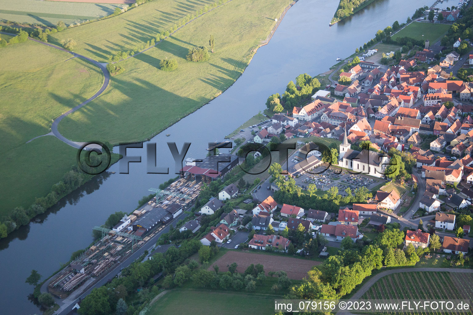 Luftaufnahme von Wipfeld im Bundesland Bayern, Deutschland