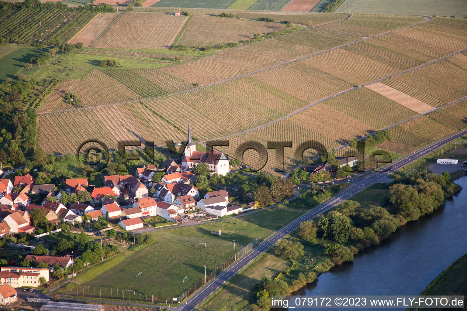 Luftbild von Stammheim im Bundesland Bayern, Deutschland