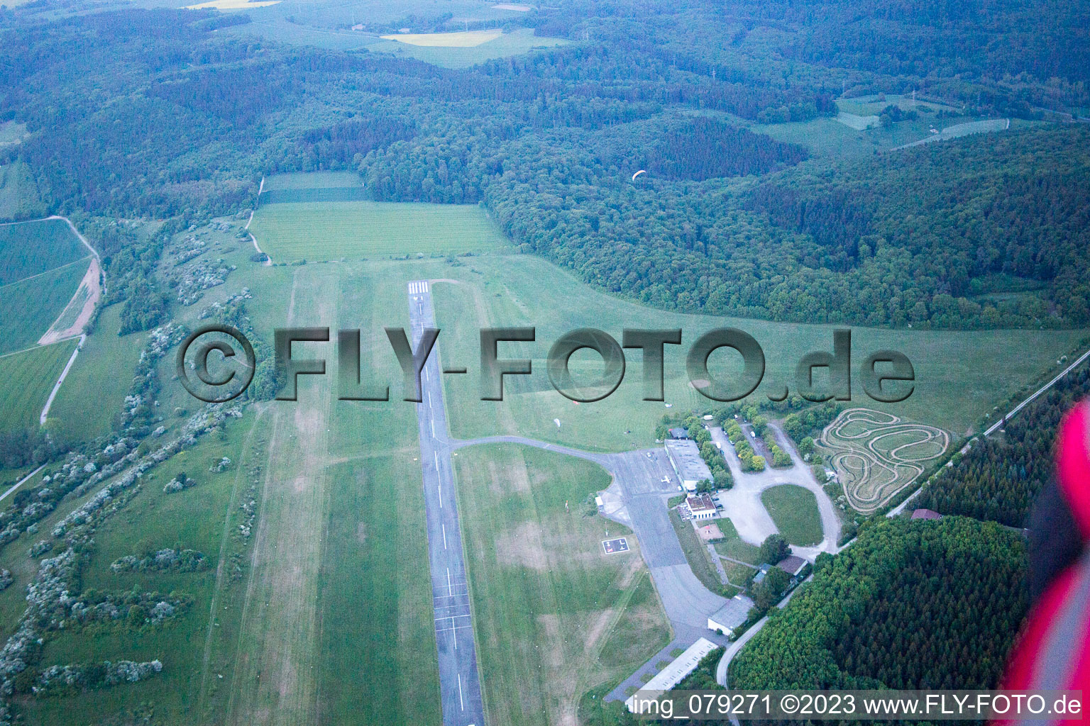 Luftbild von Höxter-Holzminden (Flugplatz Rauschenberg) im Bundesland Nordrhein-Westfalen, Deutschland