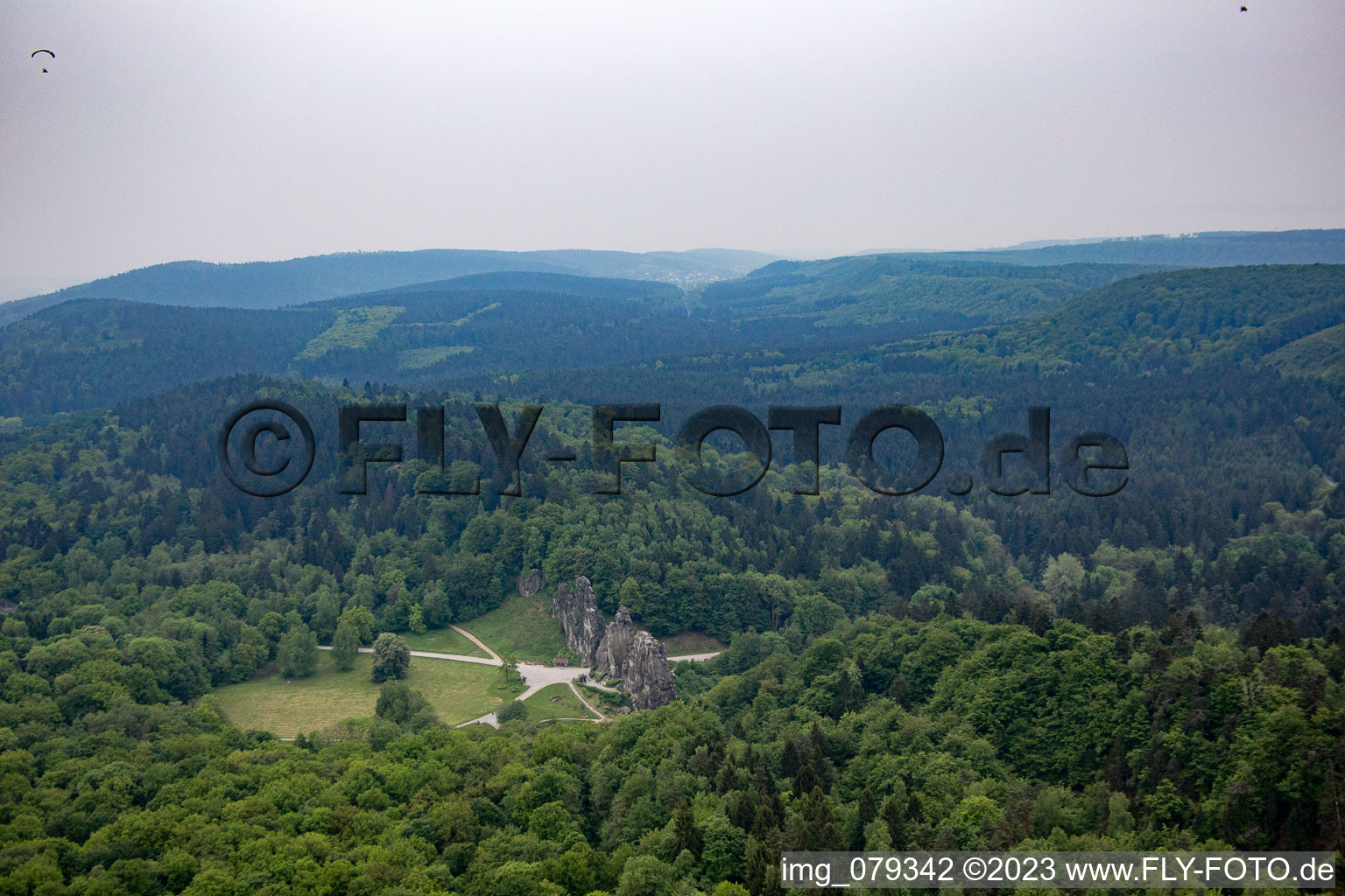 Luftbild von Holzhausen im Bundesland Nordrhein-Westfalen, Deutschland