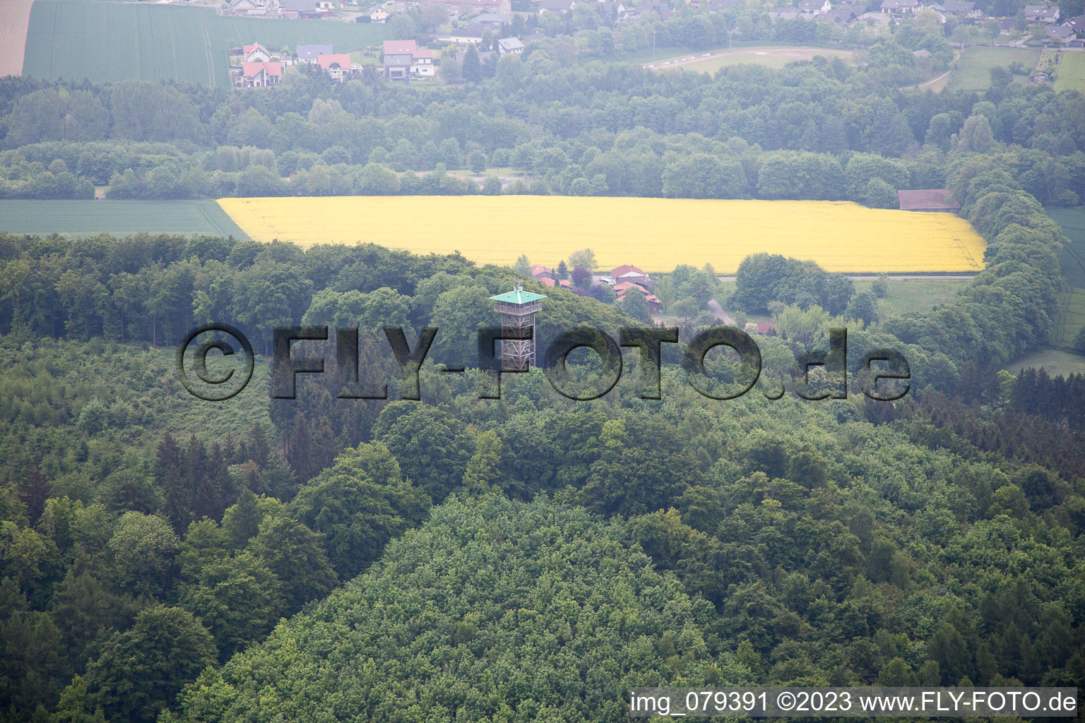 Luftaufnahme von Marienmünster im Bundesland Nordrhein-Westfalen, Deutschland