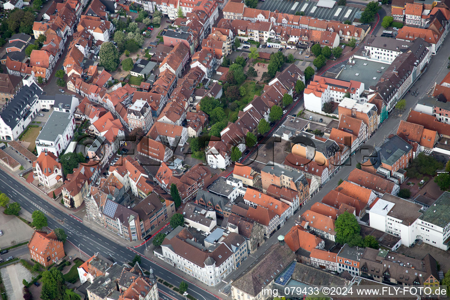 Hameln im Bundesland Niedersachsen, Deutschland aus der Luft