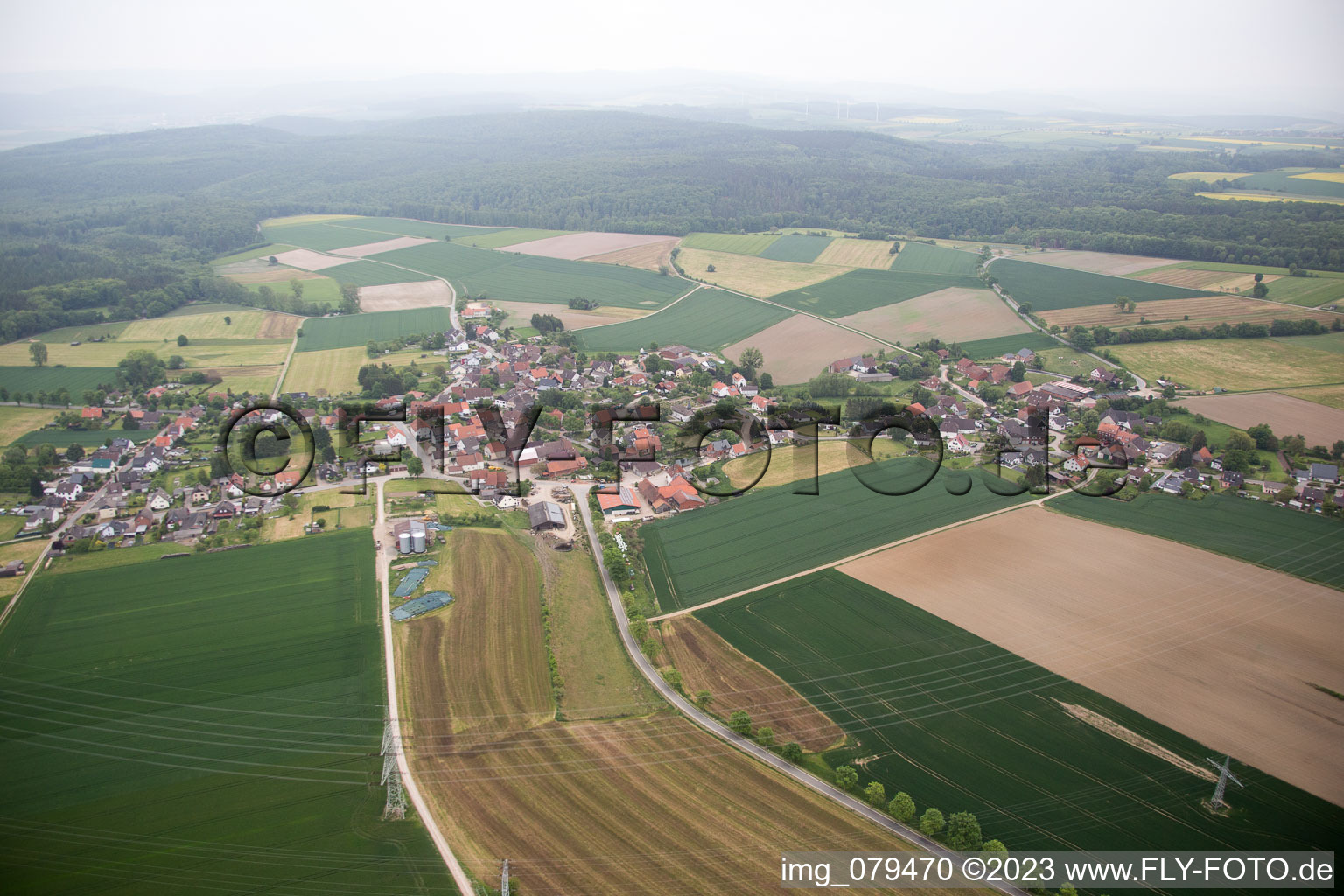 Luftbild von Lüntorf im Bundesland Niedersachsen, Deutschland