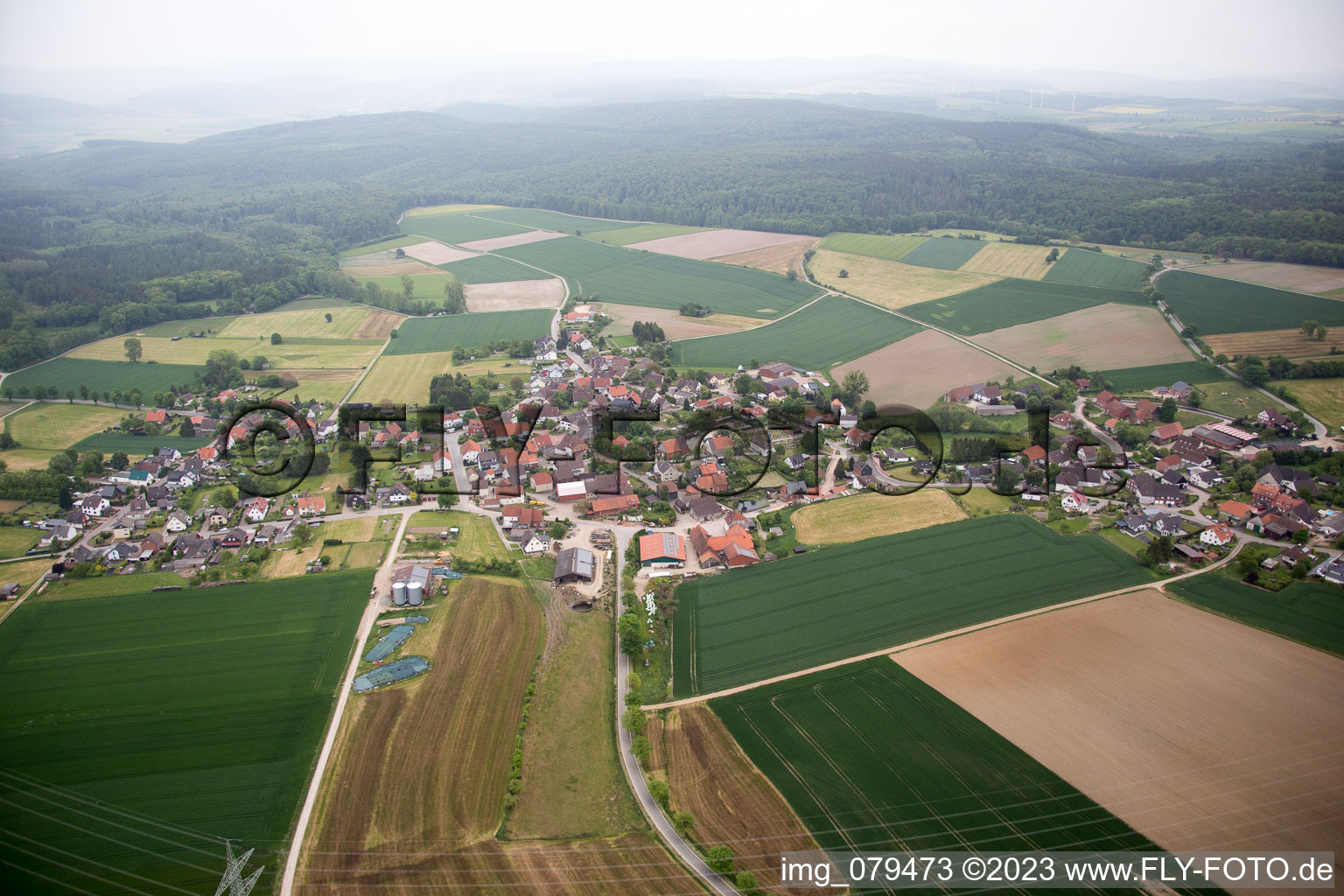 Luftaufnahme von Lüntorf im Bundesland Niedersachsen, Deutschland