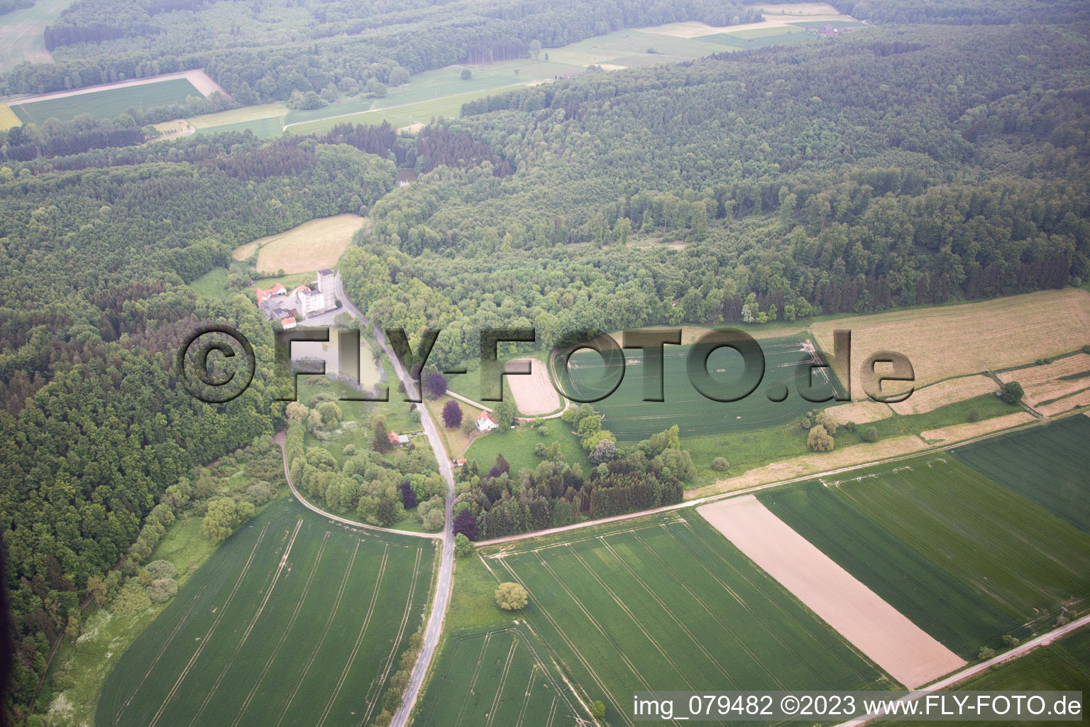 Luftaufnahme von Meiborssen im Bundesland Niedersachsen, Deutschland