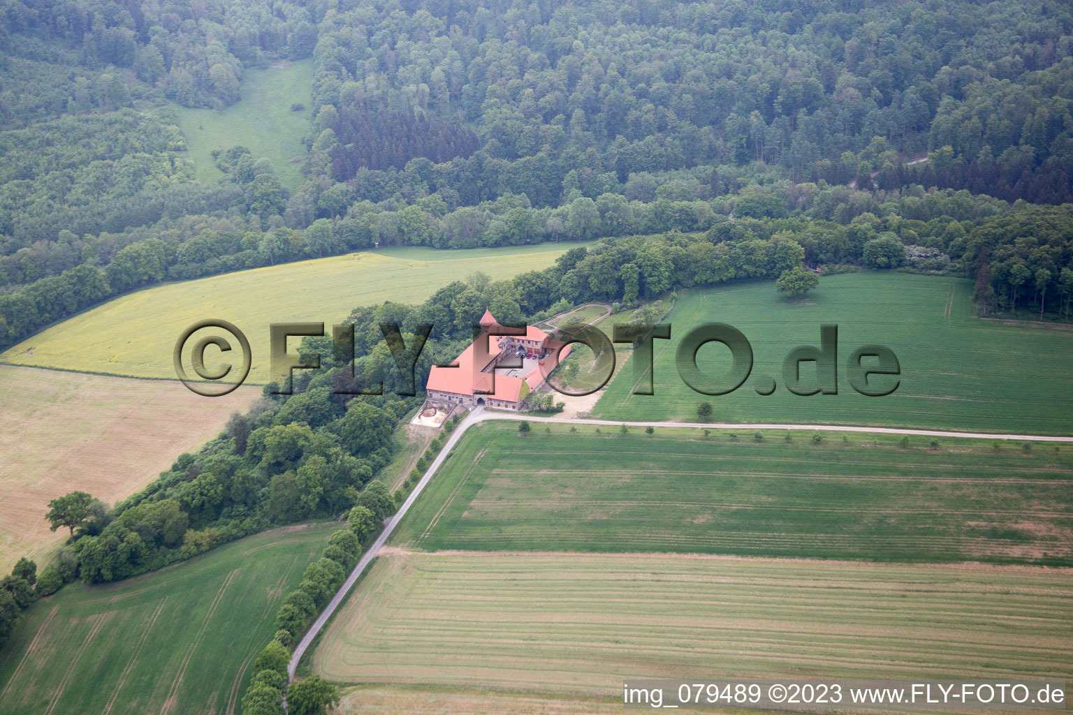 Meiborssen im Bundesland Niedersachsen, Deutschland aus der Luft