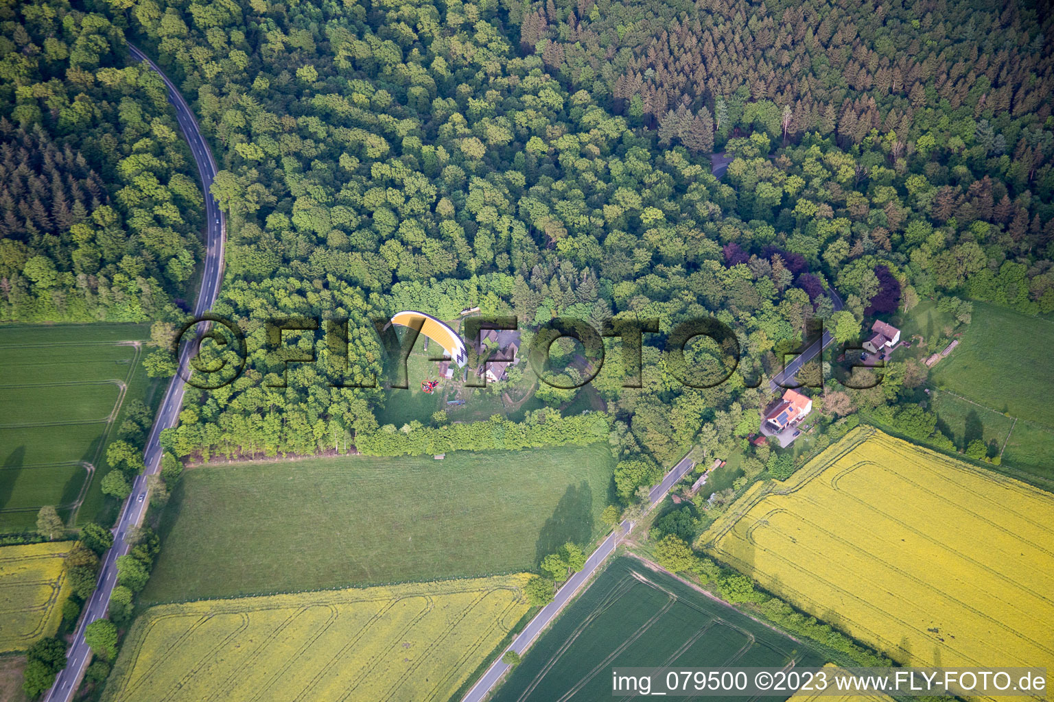 Luftbild von Amelith im Bundesland Niedersachsen, Deutschland