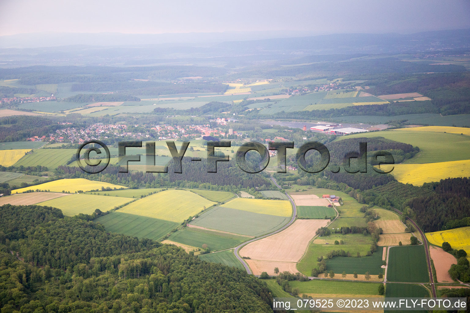 Luftaufnahme von Eberhausen im Bundesland Niedersachsen, Deutschland