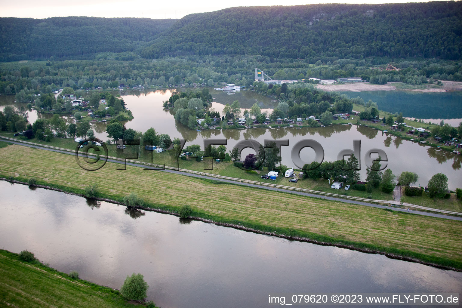 Luftbild von Höxter-Godelheim im Bundesland Nordrhein-Westfalen, Deutschland