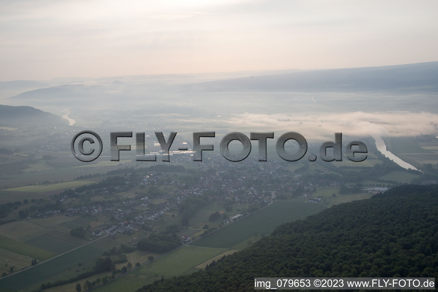 Luftbild von Thonenburg im Bundesland Nordrhein-Westfalen, Deutschland