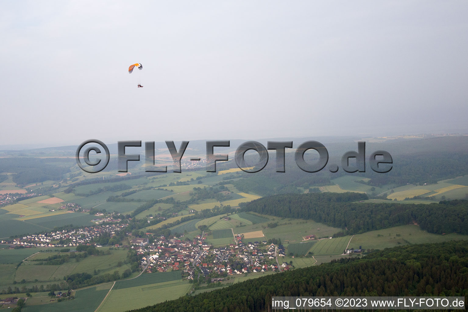 Luftaufnahme von Thonenburg im Bundesland Nordrhein-Westfalen, Deutschland