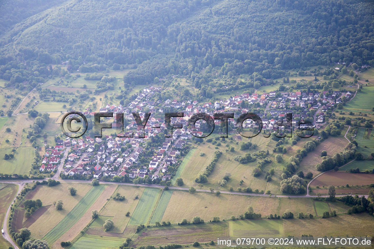 Ortsteil Oberweier in Ettlingen im Bundesland Baden-Württemberg, Deutschland