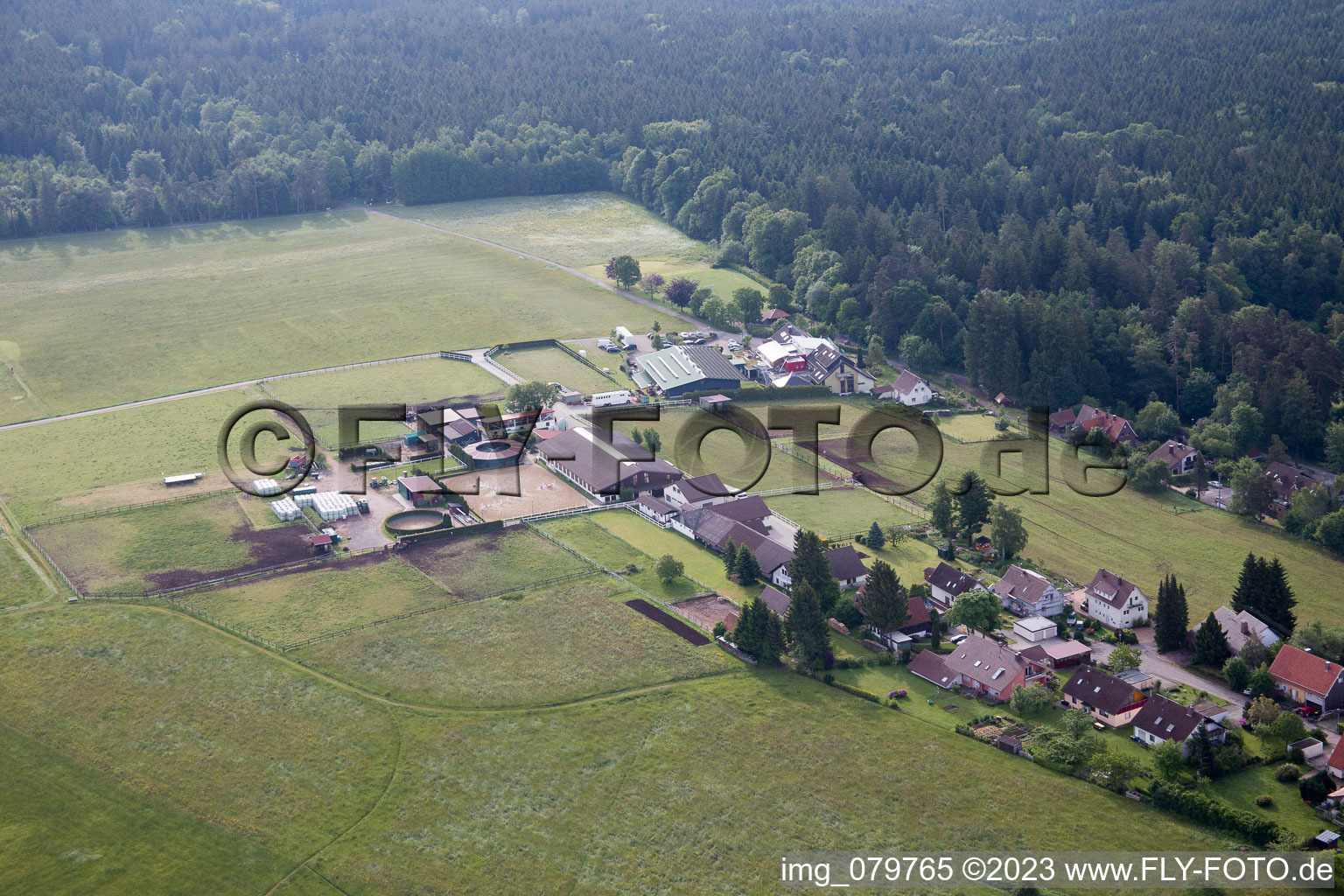 Dobel im Bundesland Baden-Württemberg, Deutschland von einer Drohne aus