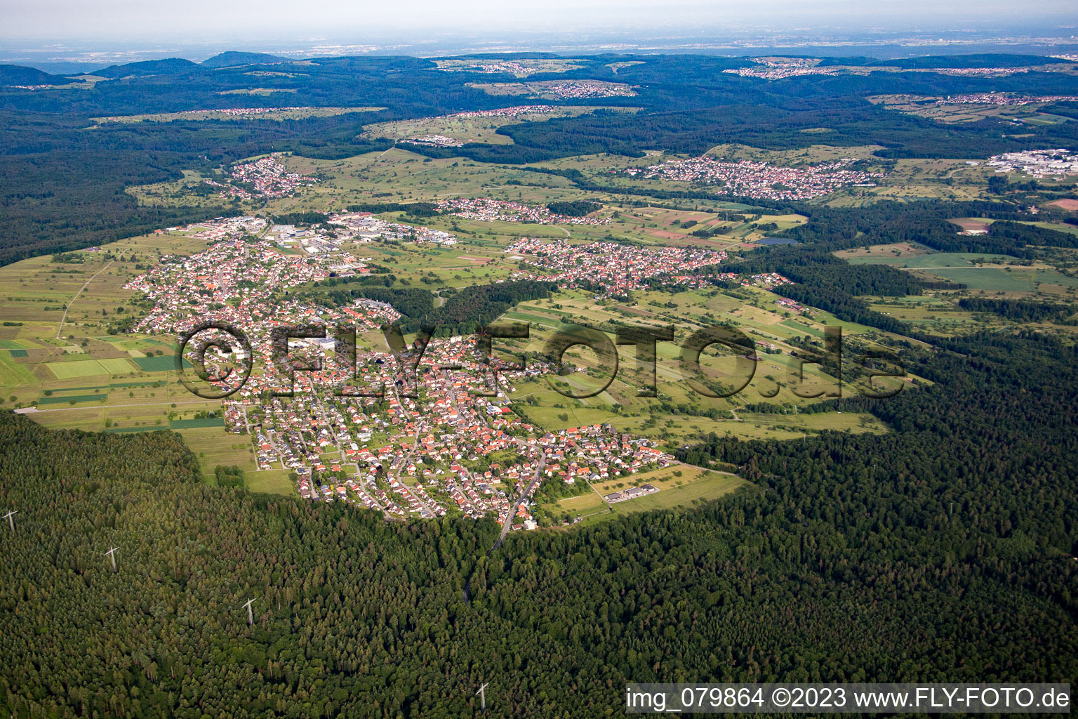 Ortsteil Conweiler in Straubenhardt im Bundesland Baden-Württemberg, Deutschland