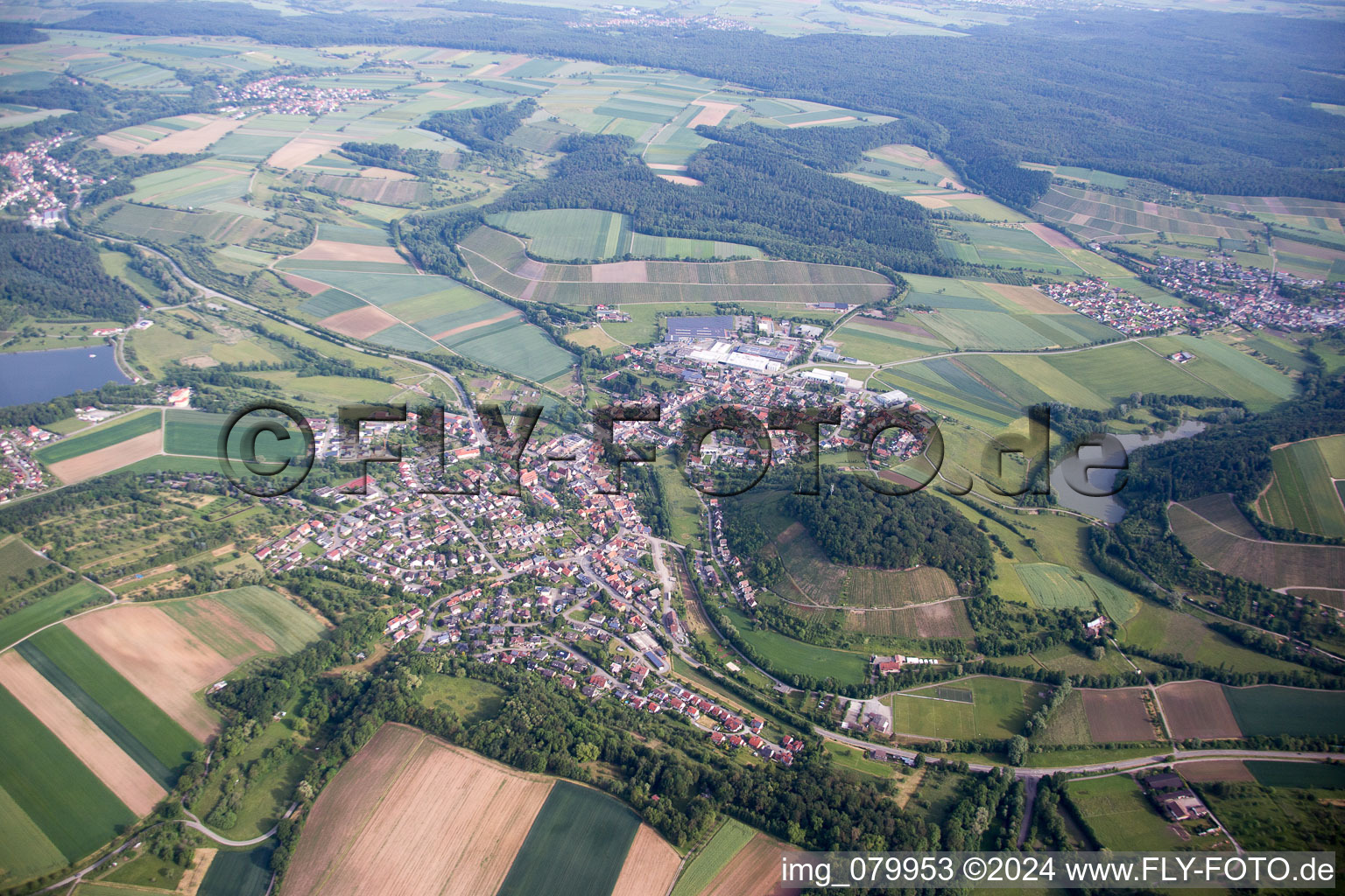 Zaberfeld im Bundesland Baden-Württemberg, Deutschland