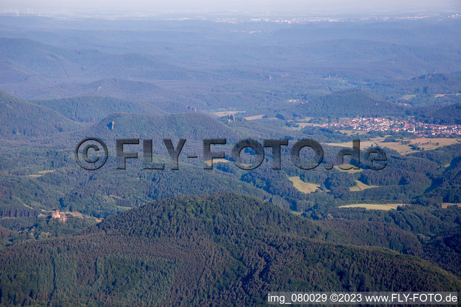 Böllenborn im Bundesland Rheinland-Pfalz, Deutschland vom Flugzeug aus