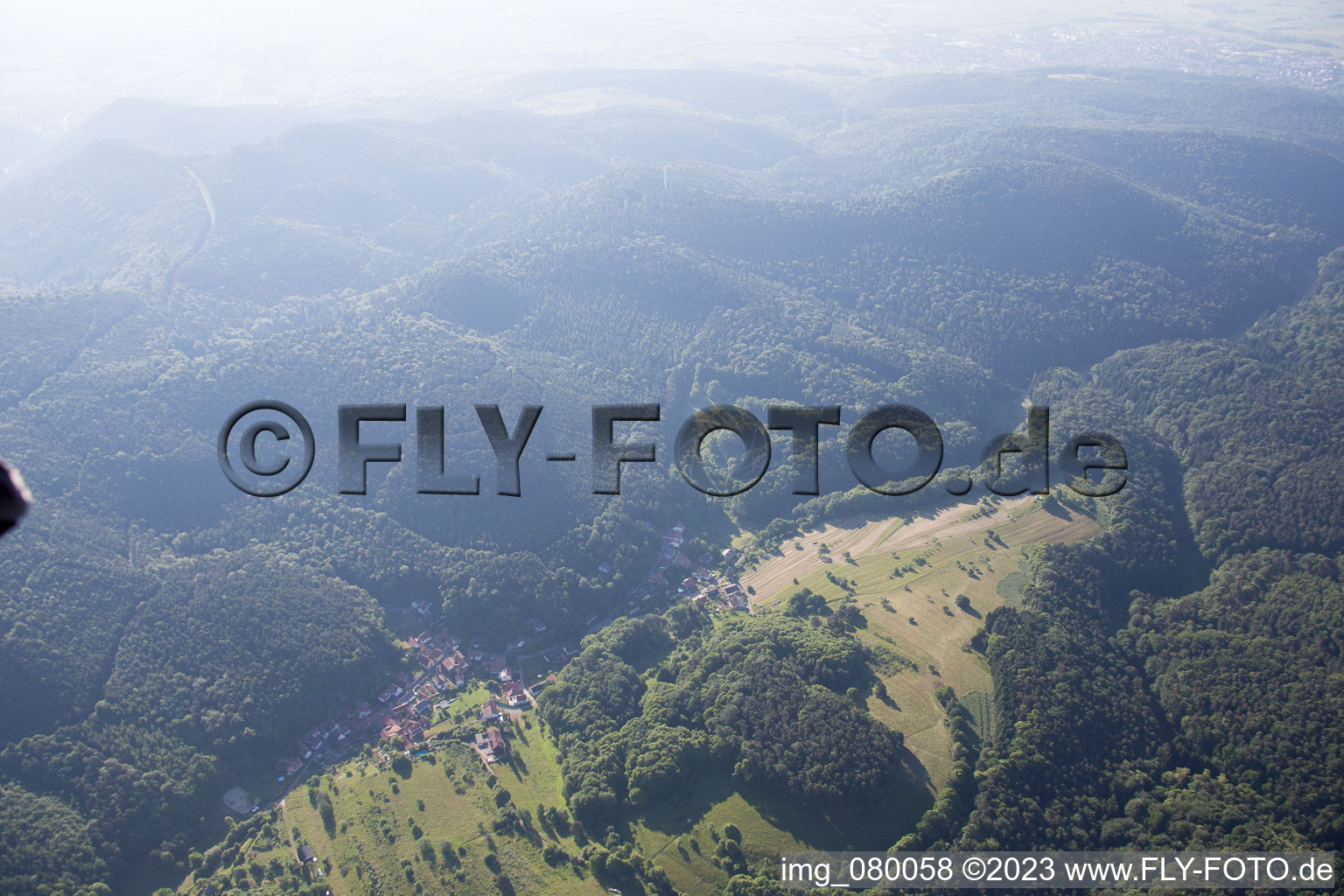 Blankenborn im Bundesland Rheinland-Pfalz, Deutschland aus der Luft