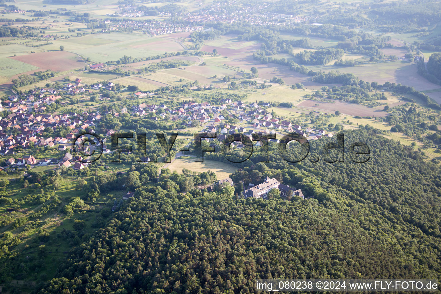 Gœrsdorf, Tagungshaus in Mitschdorf im Bundesland Bas-Rhin, Frankreich