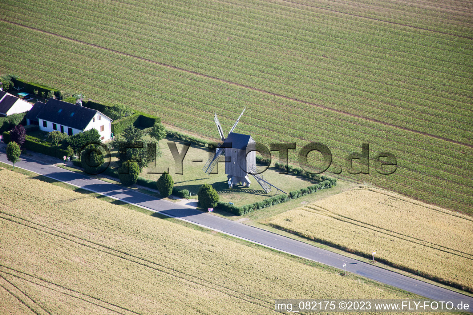 Luftaufnahme von Talcy im Bundesland Loir-et-Cher, Frankreich