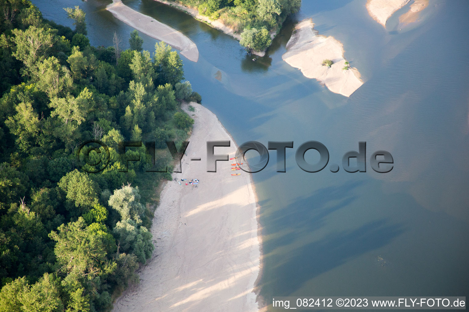 Luftbild von Limeray im Bundesland Indre-et-Loire, Frankreich