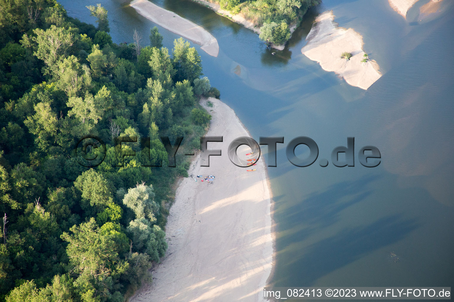 Luftaufnahme von Limeray im Bundesland Indre-et-Loire, Frankreich