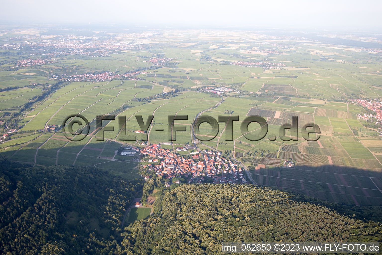 Luftaufnahme von Eschbach im Bundesland Rheinland-Pfalz, Deutschland