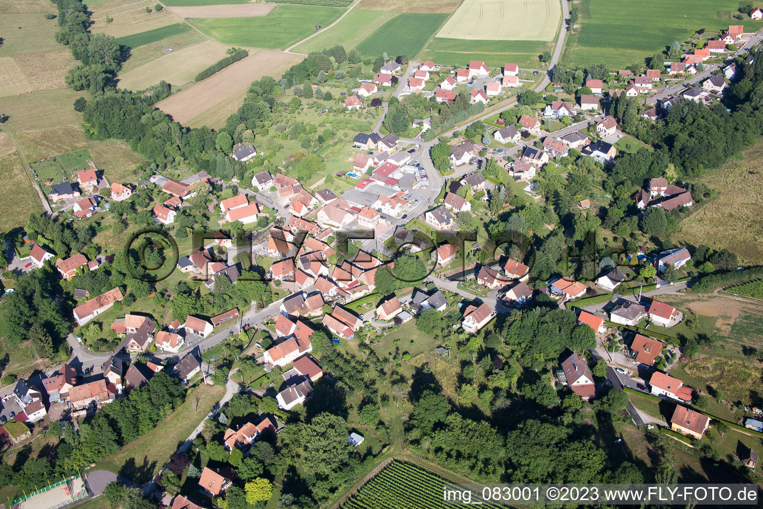 Oberhoffen-lès-Wissembourg im Bundesland Bas-Rhin, Frankreich