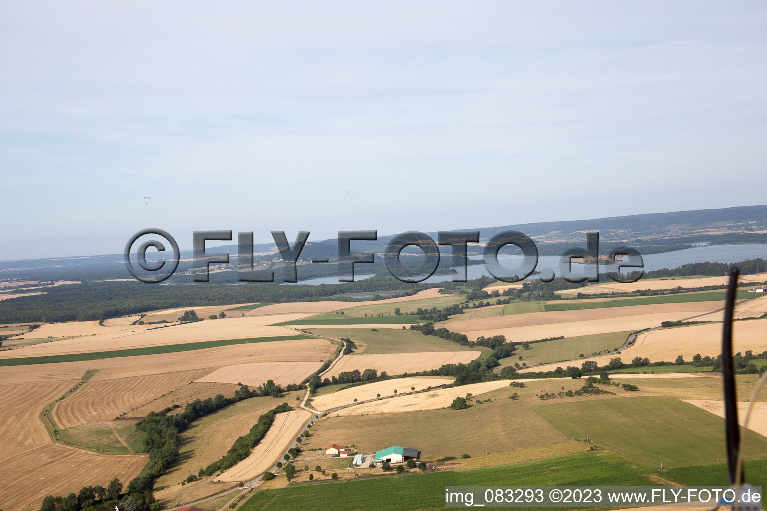 Luftaufnahme von Pannes im Bundesland Meurthe-et-Moselle, Frankreich