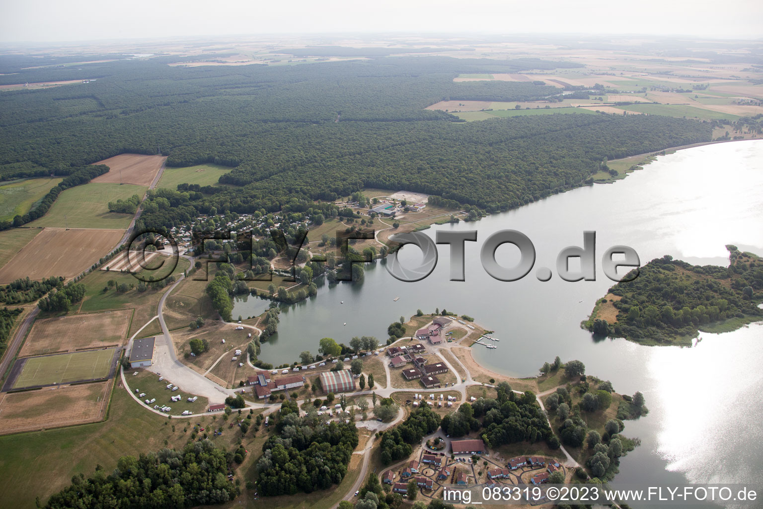 Luftbild von Heudicourt-sous-les-Côtes im Bundesland Meuse, Frankreich