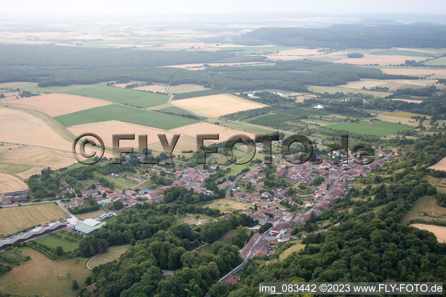 Luftbild von Boucq im Bundesland Meurthe-et-Moselle, Frankreich
