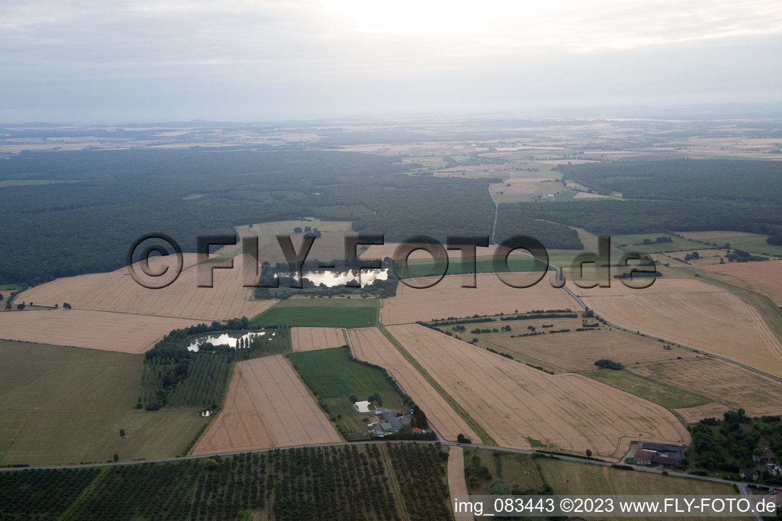 Luftaufnahme von Boucq im Bundesland Meurthe-et-Moselle, Frankreich
