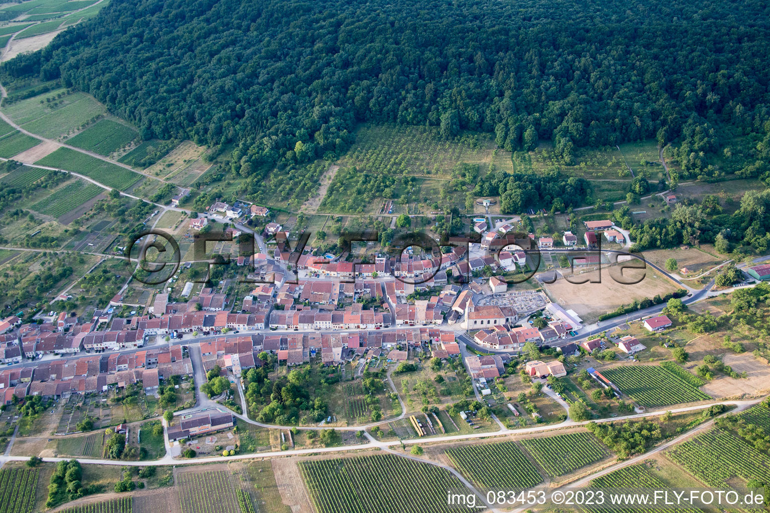 Lucey im Bundesland Meurthe-et-Moselle, Frankreich aus der Luft