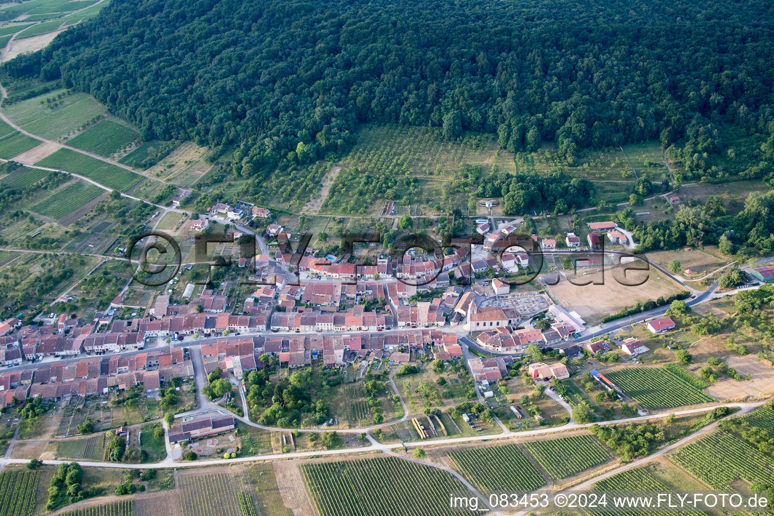 Lucey im Bundesland Meurthe-et-Moselle, Frankreich aus der Luft