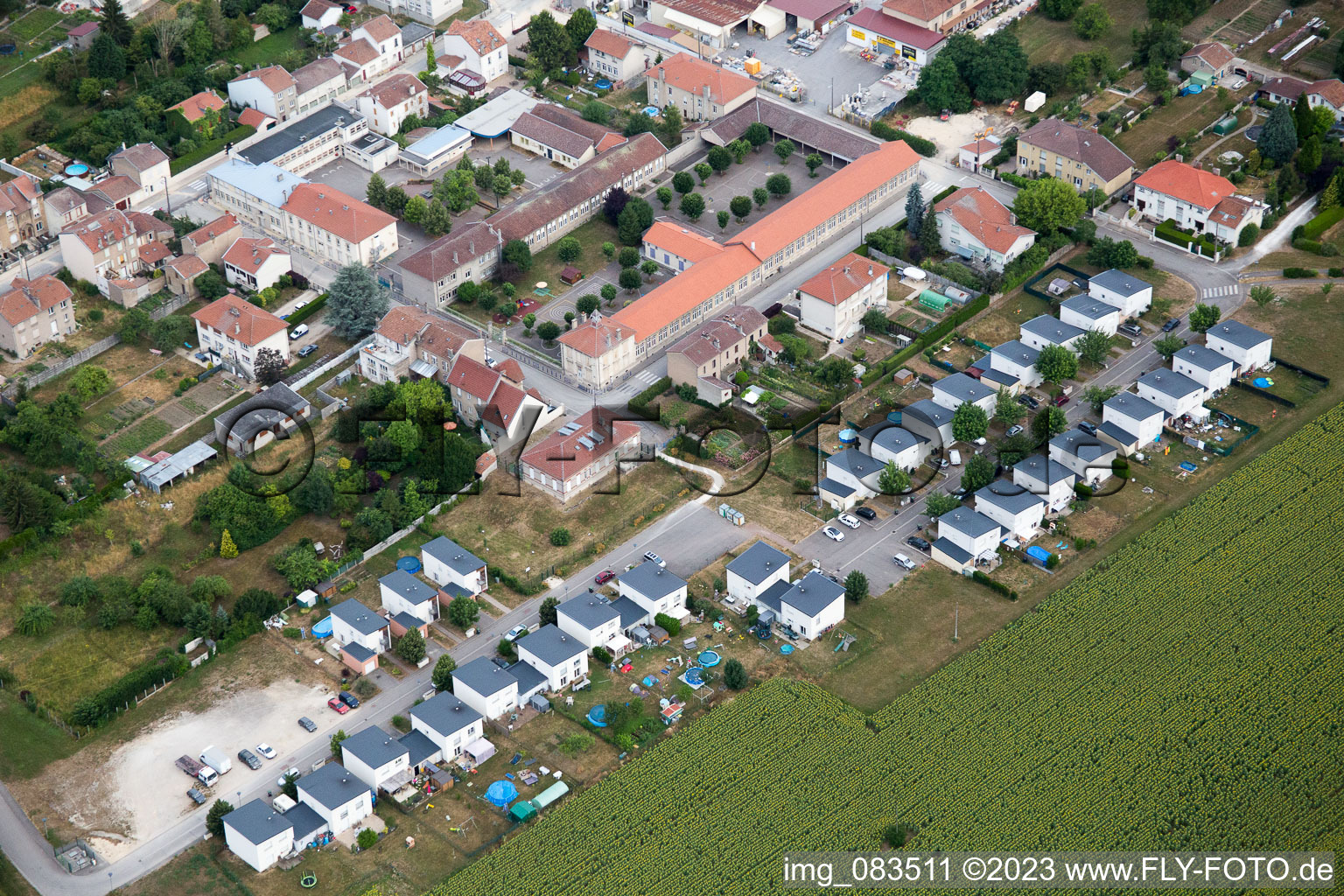 Luftbild von Foug im Bundesland Meurthe-et-Moselle, Frankreich