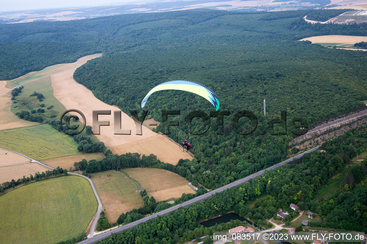 Foug im Bundesland Meurthe-et-Moselle, Frankreich von oben