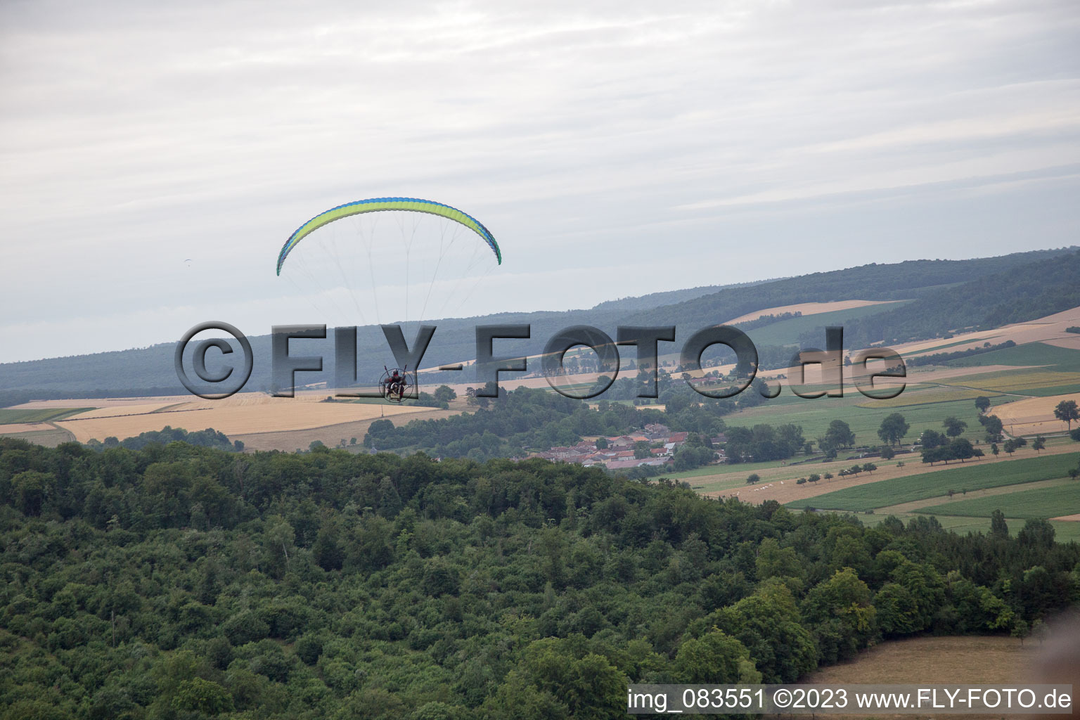 Luftaufnahme von Rigny-Saint-Martin im Bundesland Meuse, Frankreich
