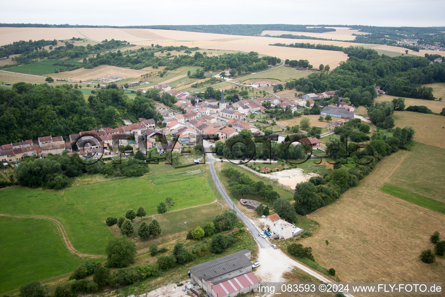 Neuville-lès-Vaucouleurs im Bundesland Meuse, Frankreich