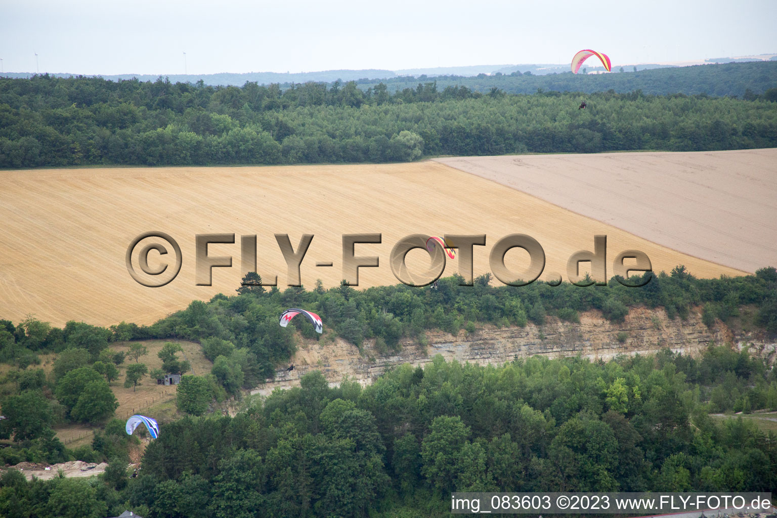 Vaucouleurs im Bundesland Meuse, Frankreich aus der Vogelperspektive