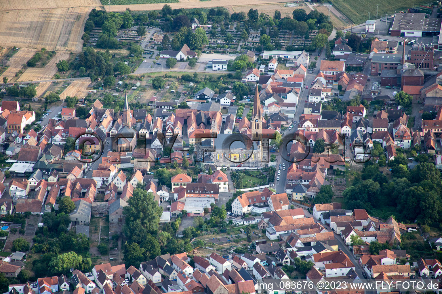 Bellheim im Bundesland Rheinland-Pfalz, Deutschland