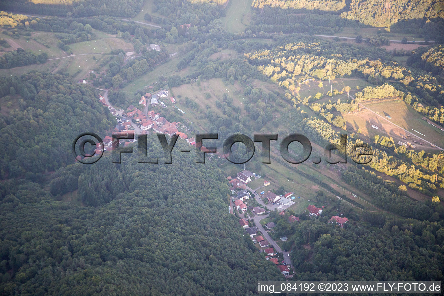 Luftbild von Oberschlettenbach im Bundesland Rheinland-Pfalz, Deutschland