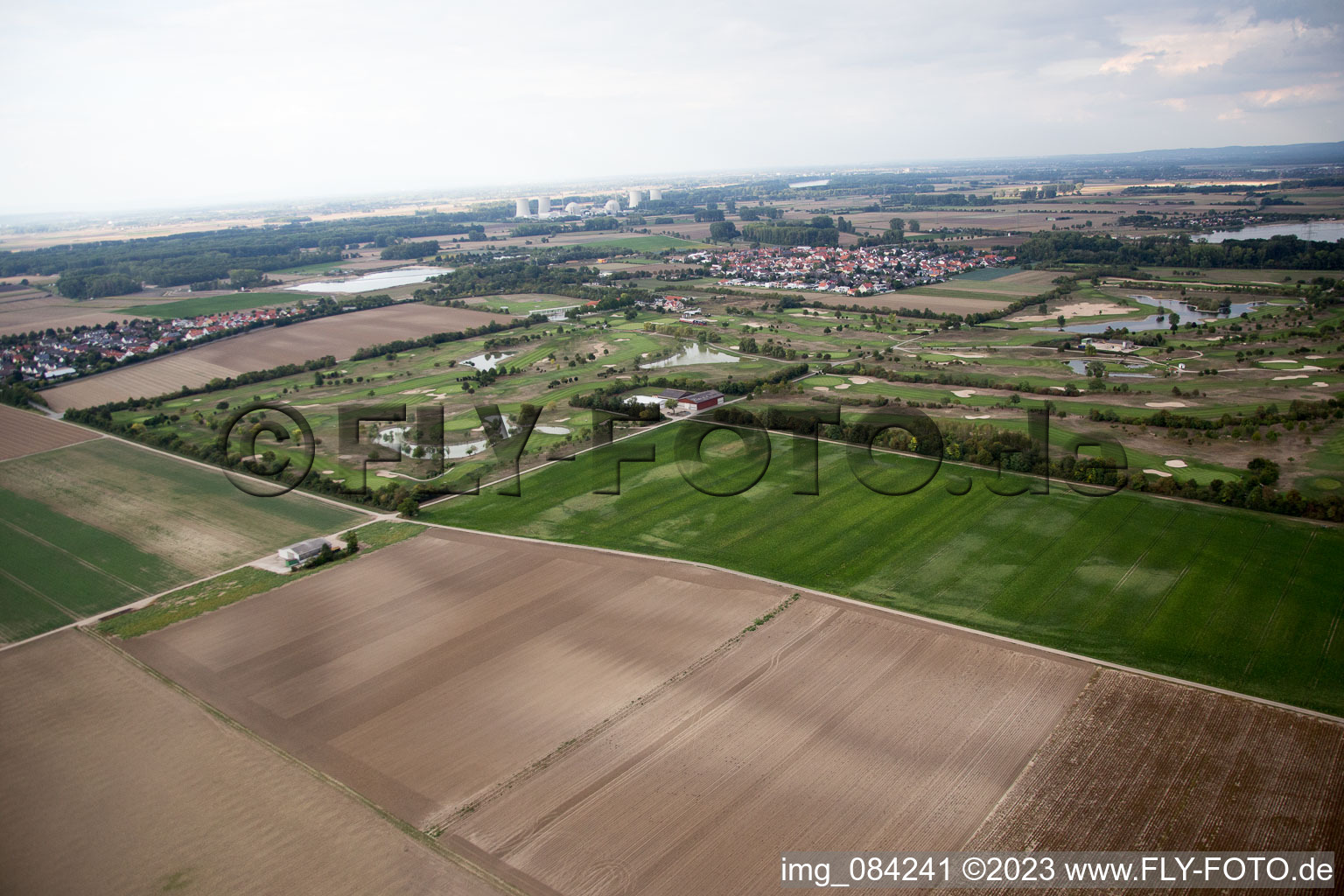 Gelände des Golfplatz Golfpark Biblis-Wattenheim *****GOLF absolute in Wattenheim im Bundesland Hessen, Deutschland aus der Luft